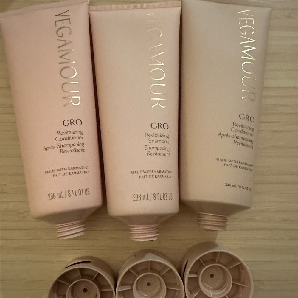 Brand new never opened - Vegamour Grow Shampoo (1) and Conditioner (2)